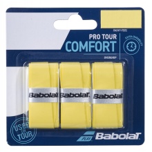 Babolat Overgrip Pro Tour (Komfort) 0.6mm sonnengelb 3er